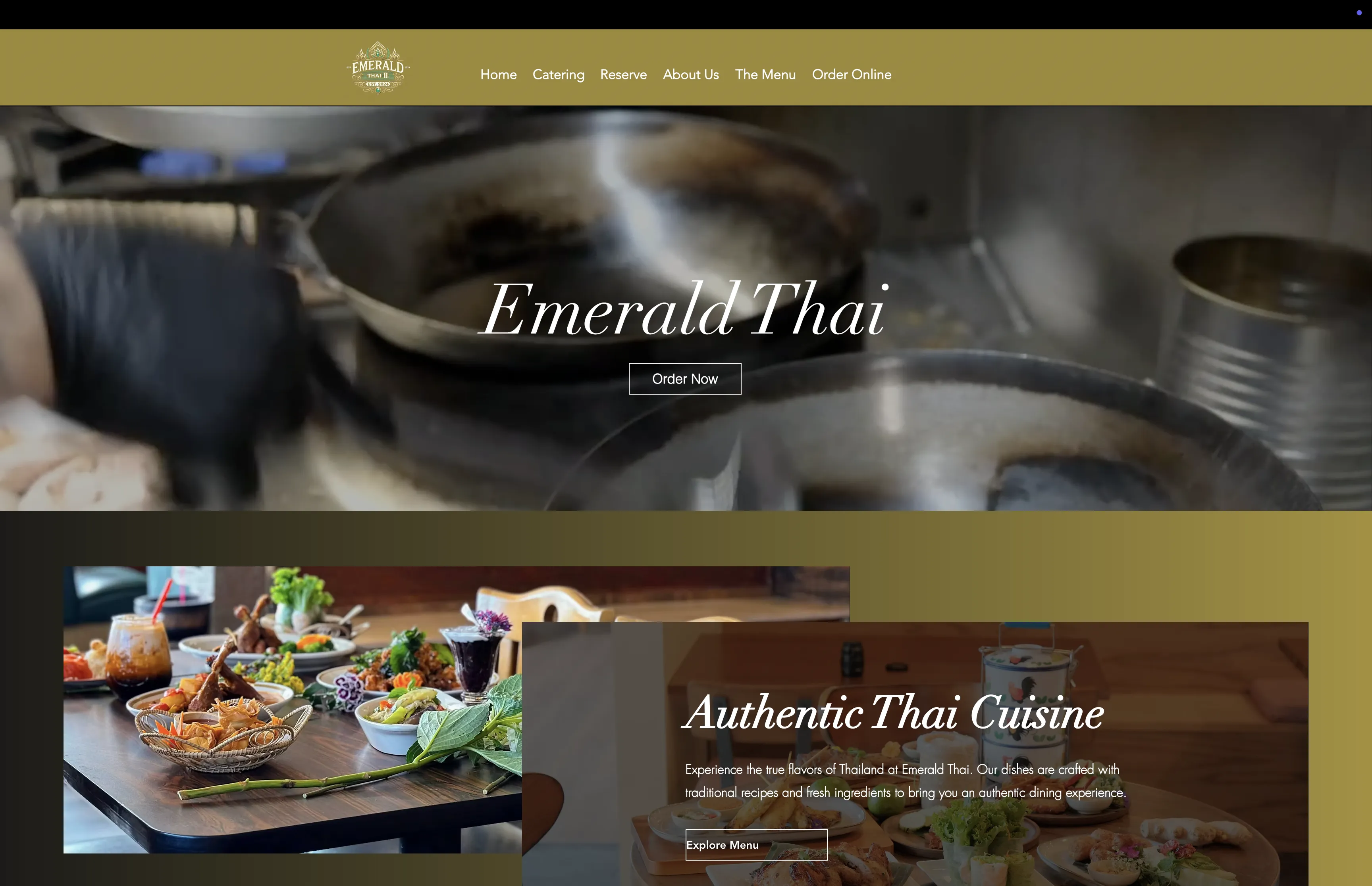 Emerald Thai II website