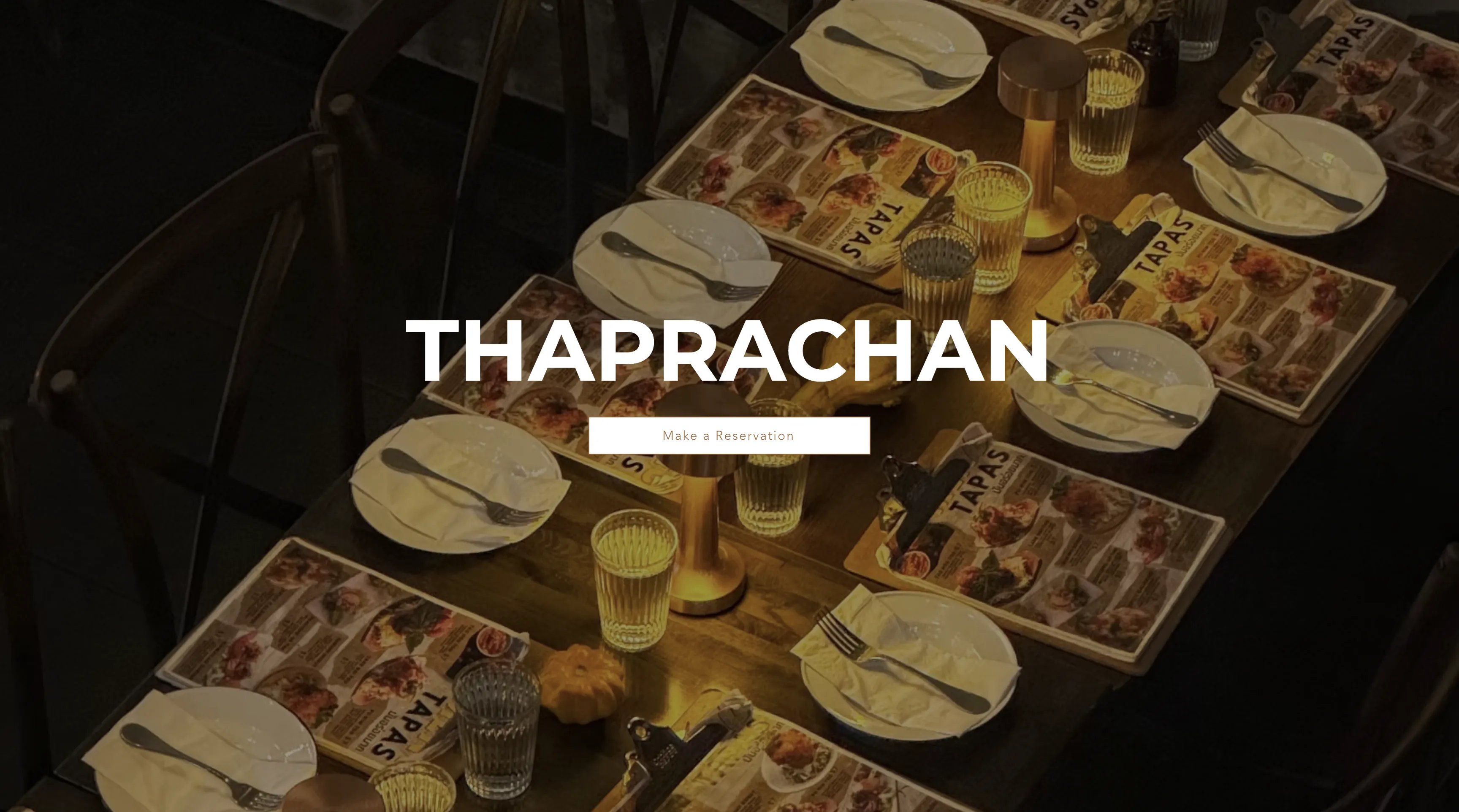 Thaprachan Thai Cuisine website